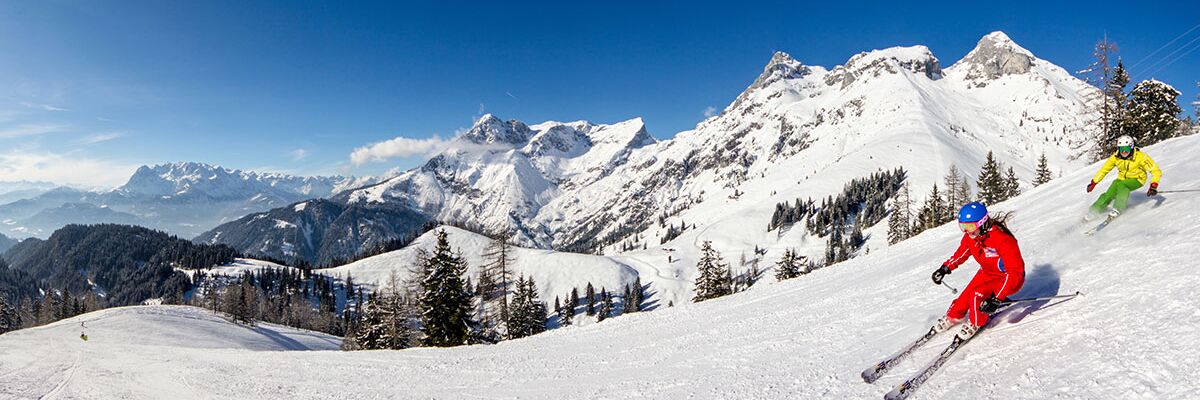 Skiing in the Werfenweng resort